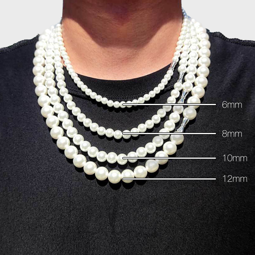 Colar de Pérolas 6mm