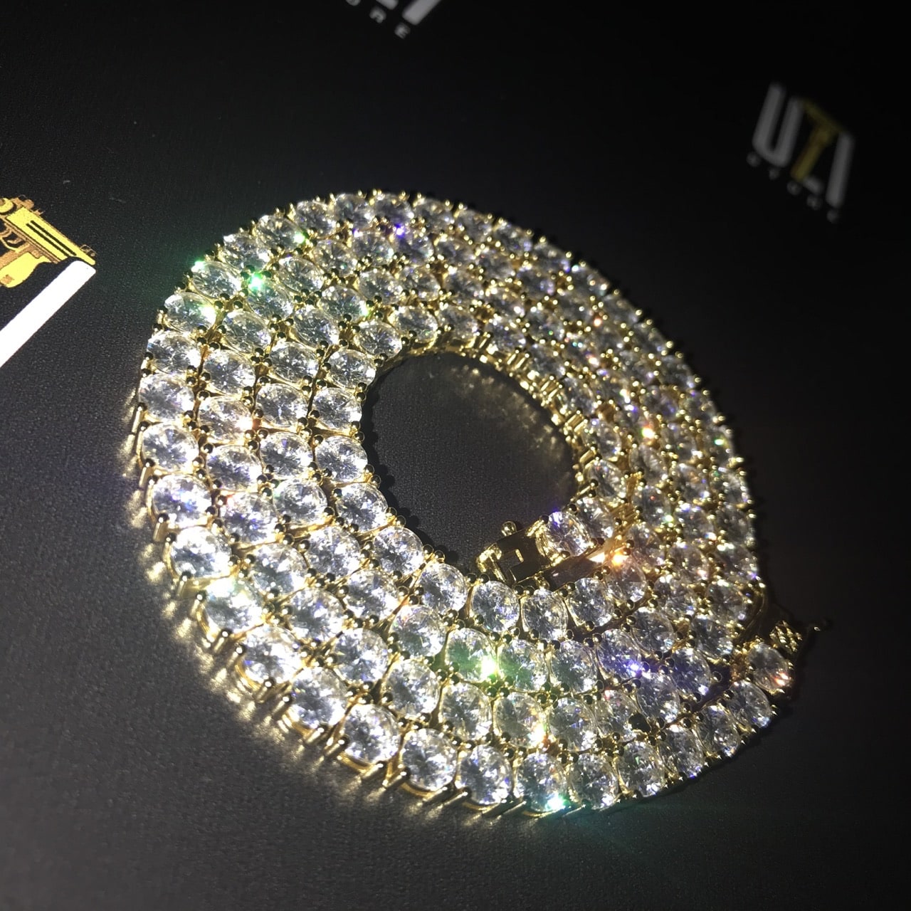 Corrente Riviera Premium (Ice Cravejada) 5mm