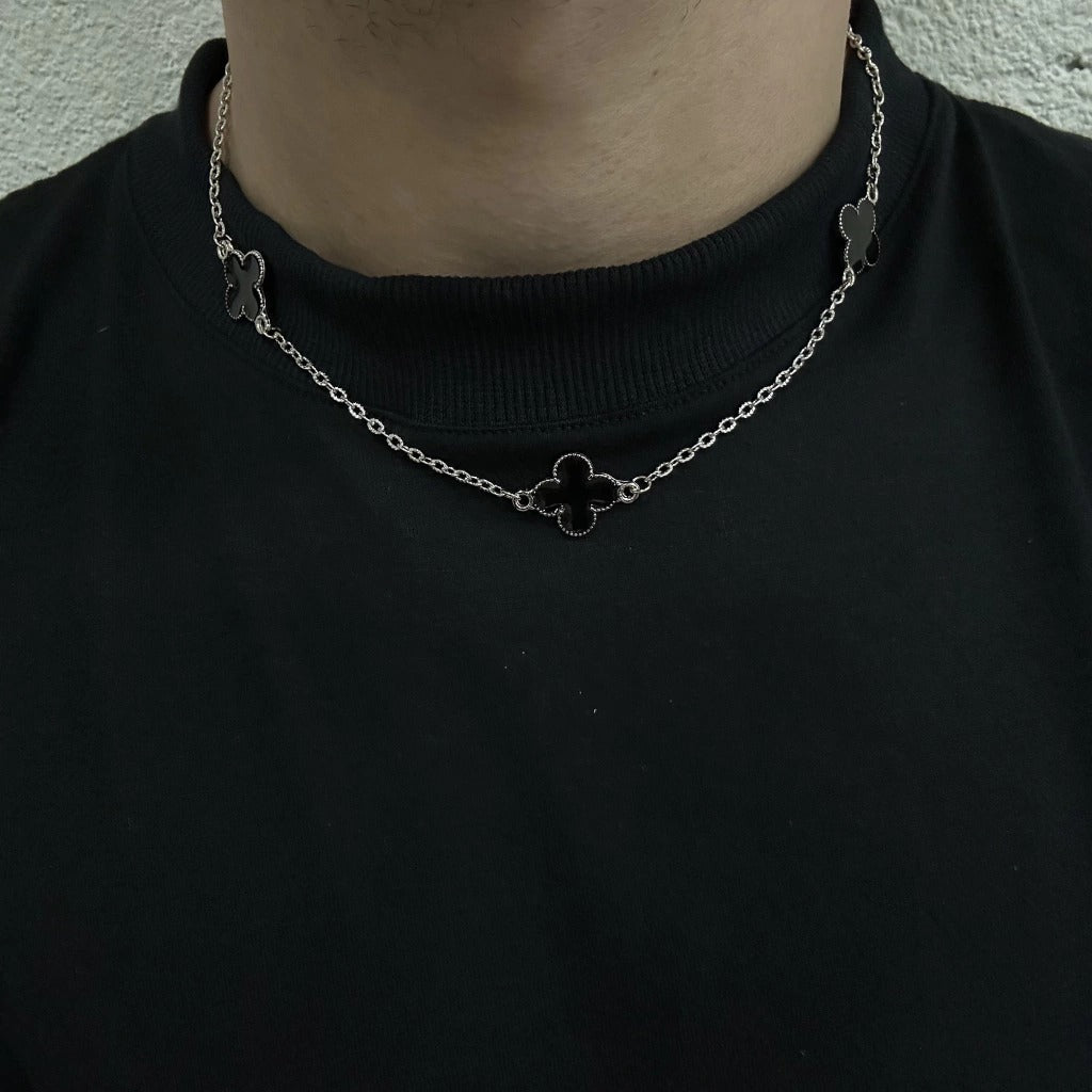 Corrente-Trevo-Type-Neymar-prata-choker-clover-3