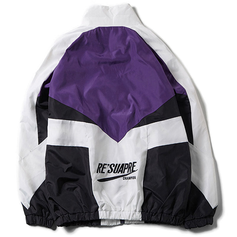 Corta-Vento-Masculino-Purple-White-jaqueta-casaco-roxo