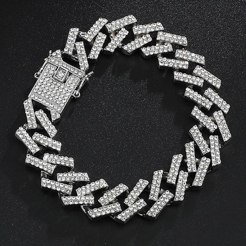 Pulseira Cuban Miami (Ice Cravejada)