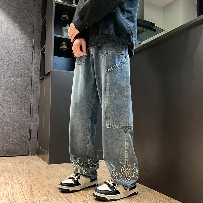 Calça Jeans Flame Azul