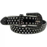 Cinto Rockstar Preto (Cravejado em Brilhantes)