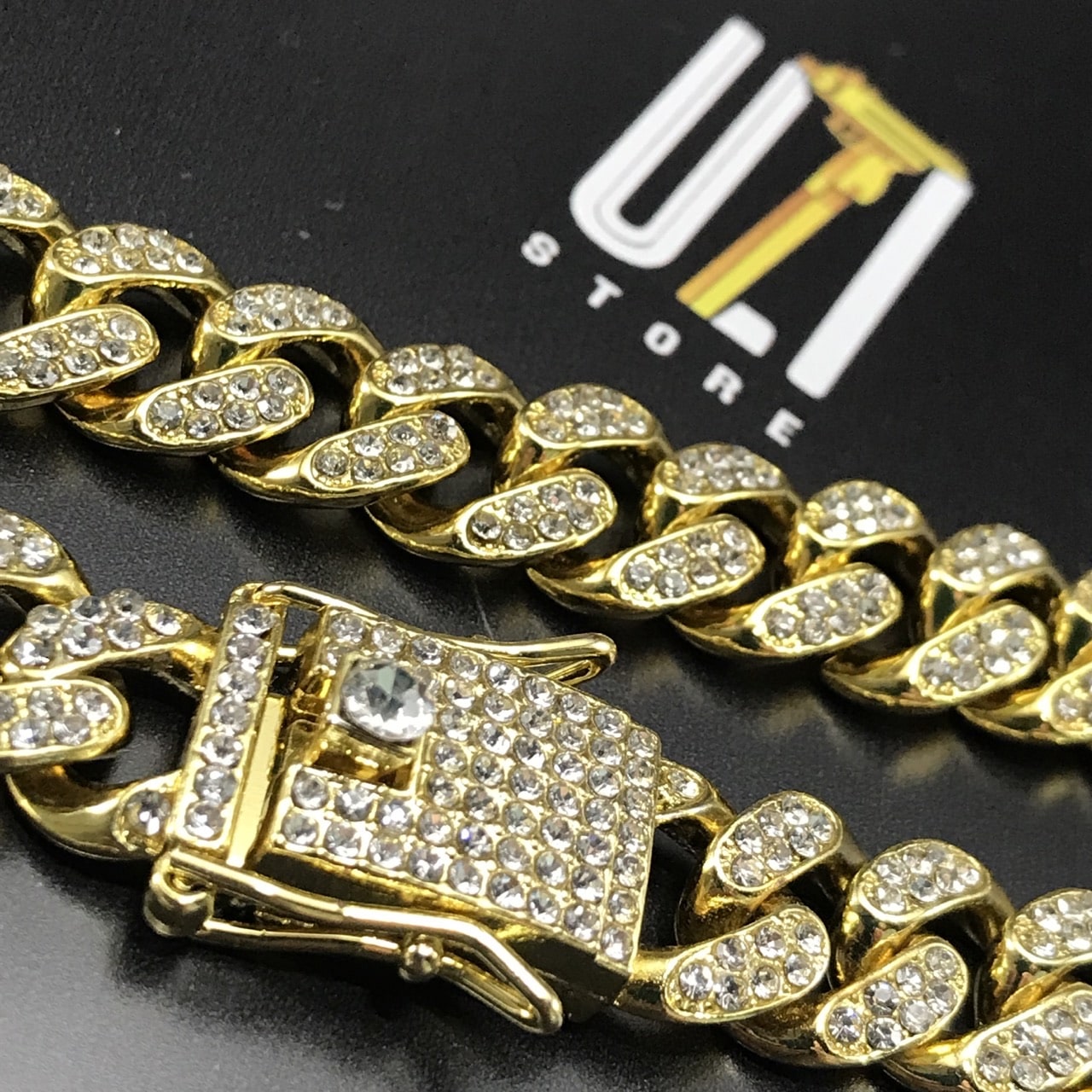 Corrente Cuban (Ice Cravejada) 13mm