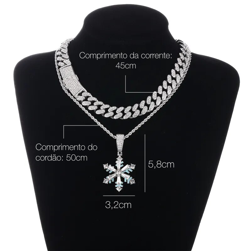 corrente-cordoa-colar-cuban-13mm-pingente-snow-giratorio-com-corrente-rope-ice-cravejados-prata