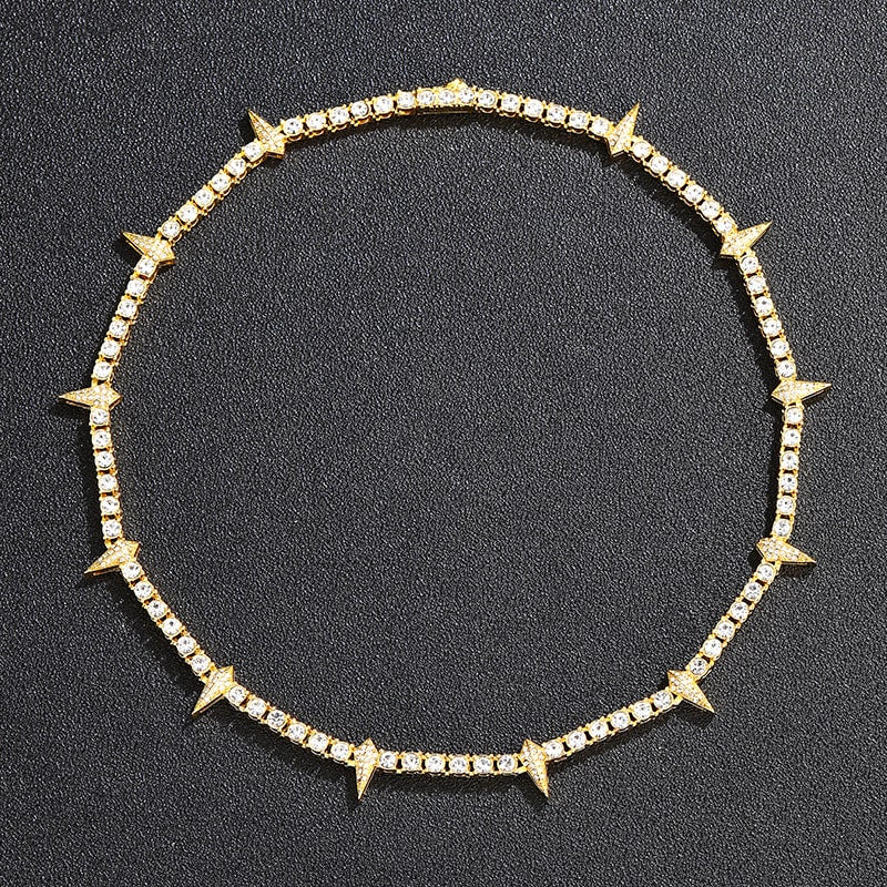 Corrente Riviera Wakanda (Ice Cravejada) 4mm