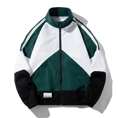Corta Vento Verde e Branco