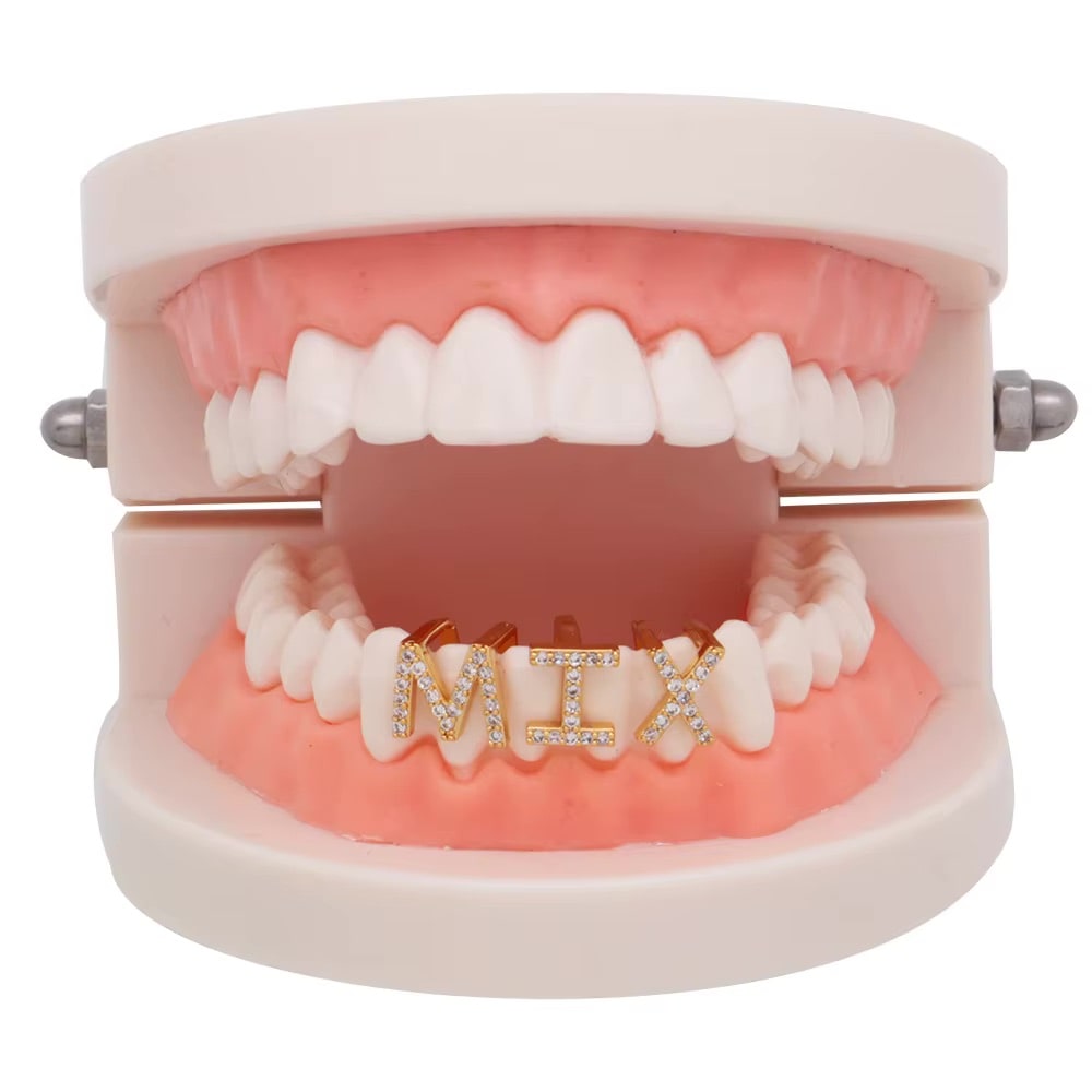 Grillz Personalizado (Ice Cravejado) - Acompanha Massa Modeladora
