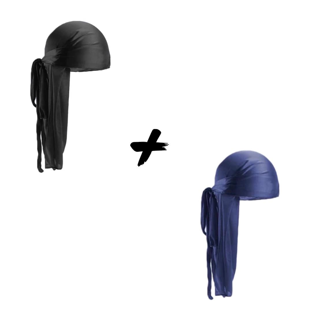 Kit 2 Bandanas Durag 360º Waves