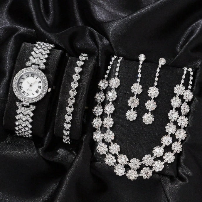 Kit Feminino Flower - 4 peças (Ice Cravejado)