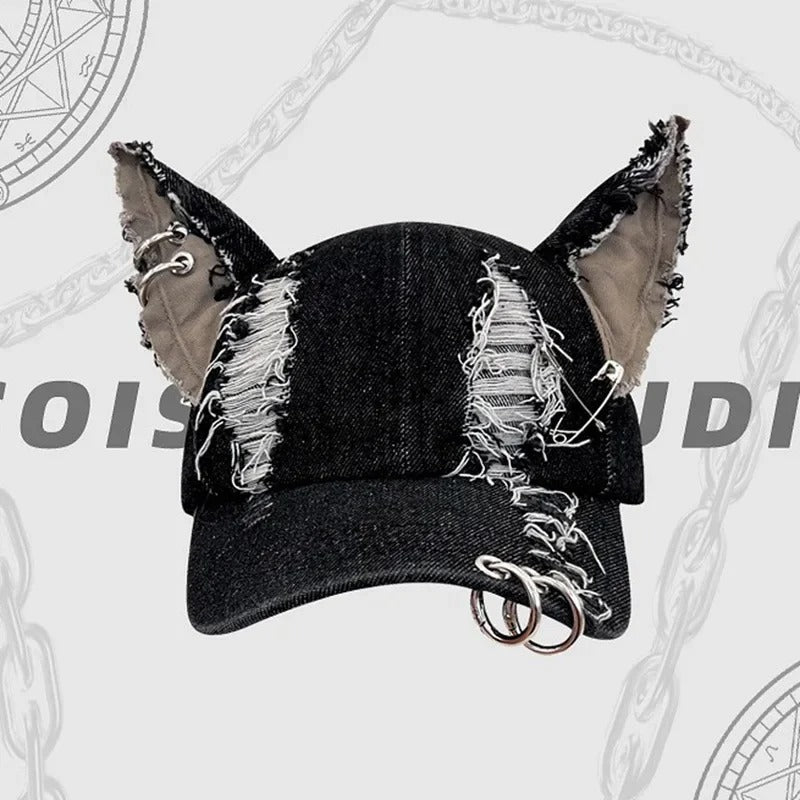 Boné Distressed Lobo