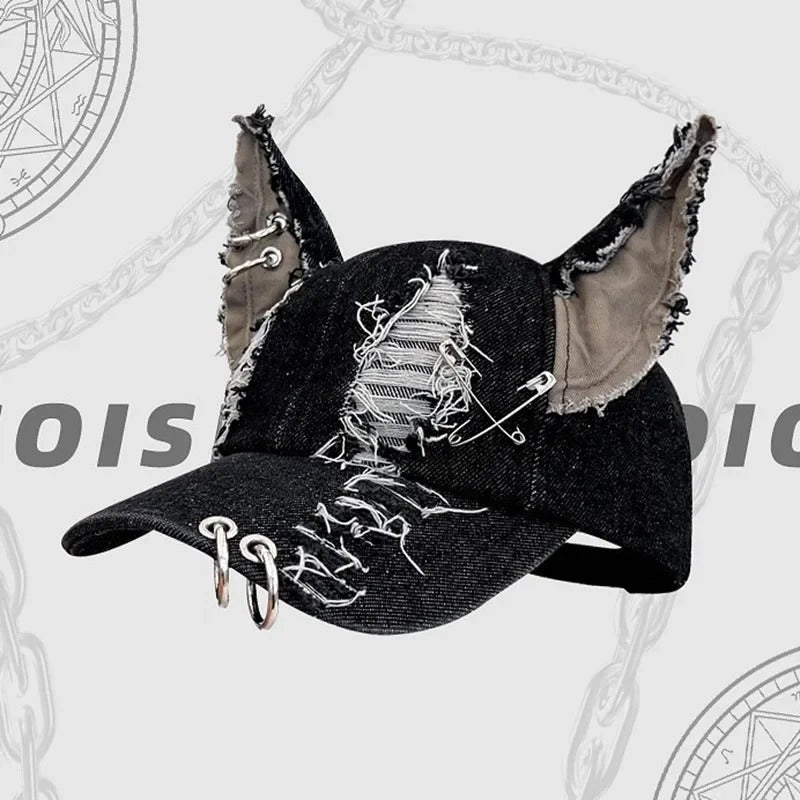 Boné Distressed Lobo