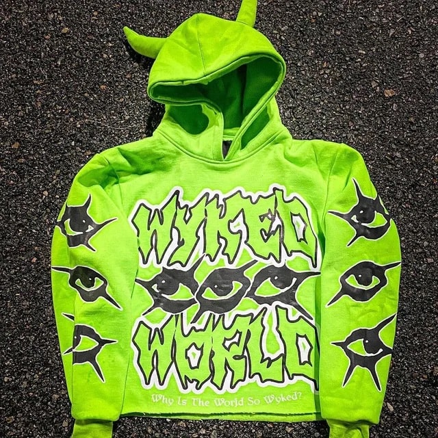 Moletom com Capuz Wyked World Verde