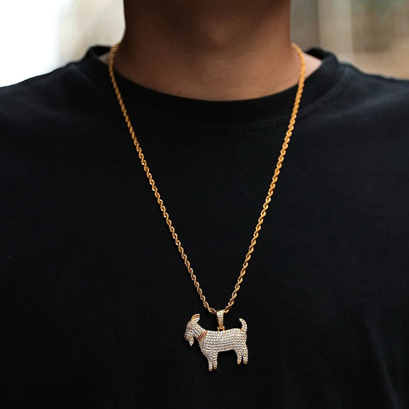 Pingente GOAT Cabra (Ice Cravejado)