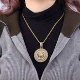 Pingente King Ice Cravejado (+ Presente: Corrente)