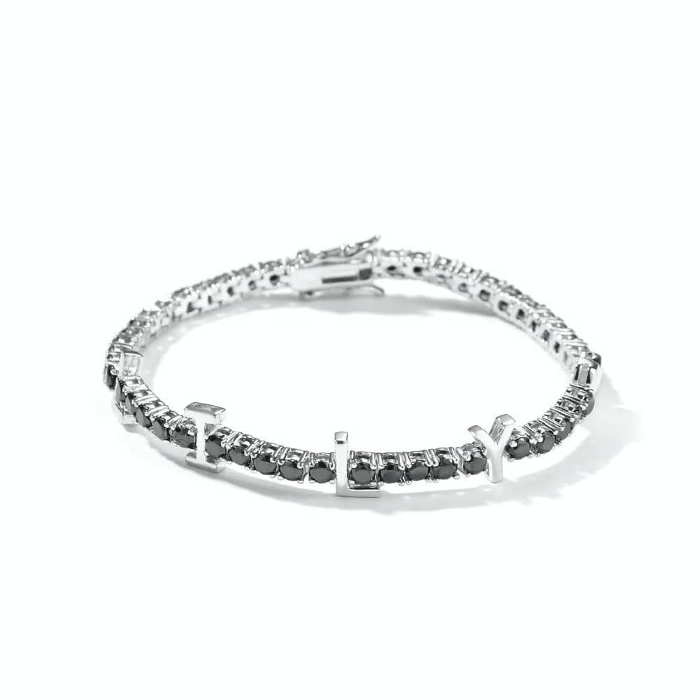 Pulseira Riviera Personalizada (Ice Cravejada) 3mm