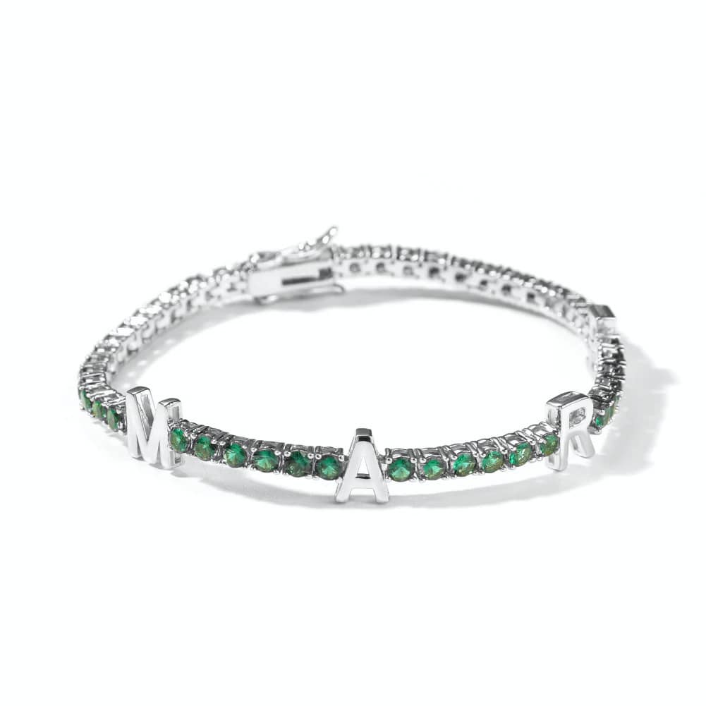Pulseira Riviera Personalizada (Ice Cravejada) 3mm