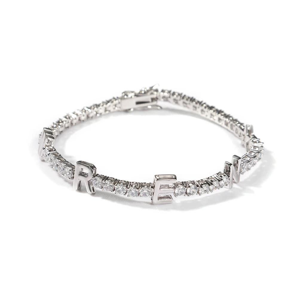 Pulseira Riviera Personalizada (Ice Cravejada) 3mm