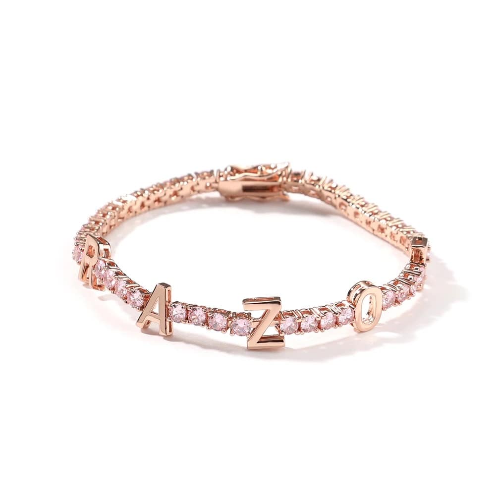 Pulseira Riviera Personalizada (Ice Cravejada) 3mm