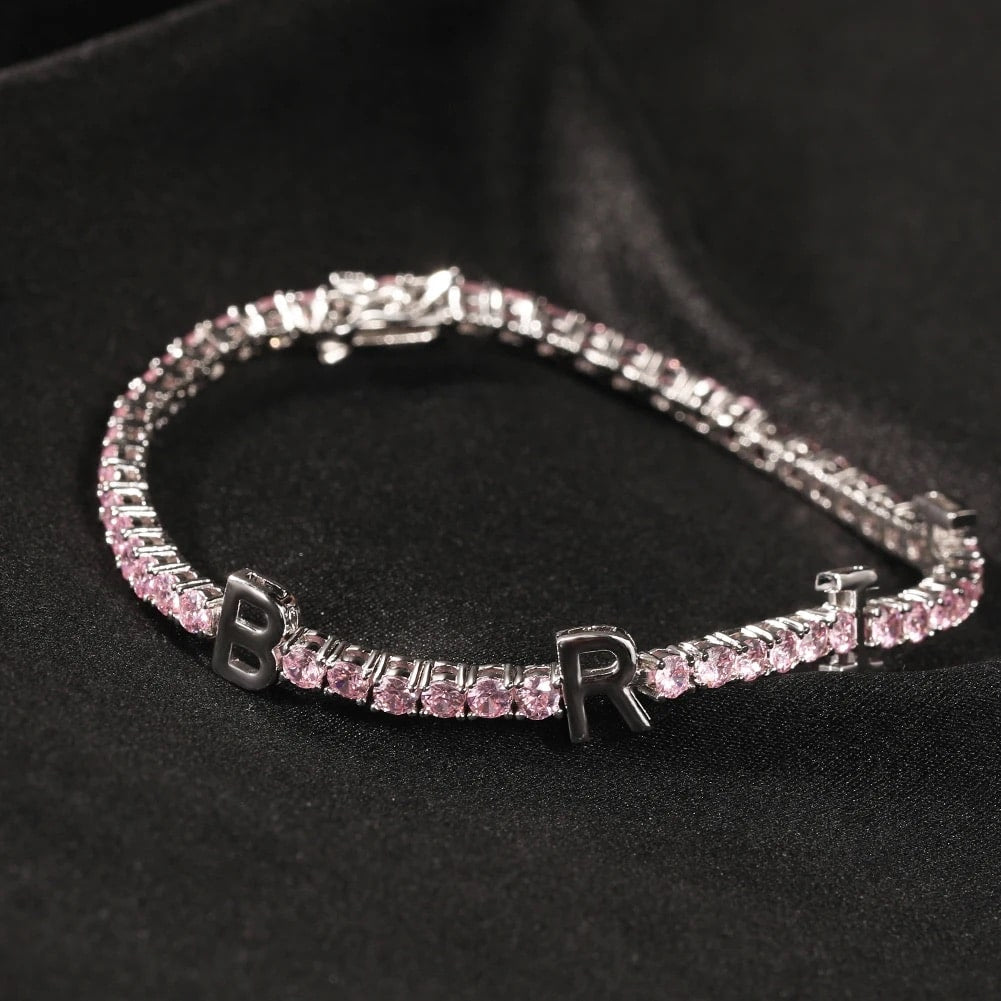 Pulseira Riviera Personalizada (Ice Cravejada) 3mm