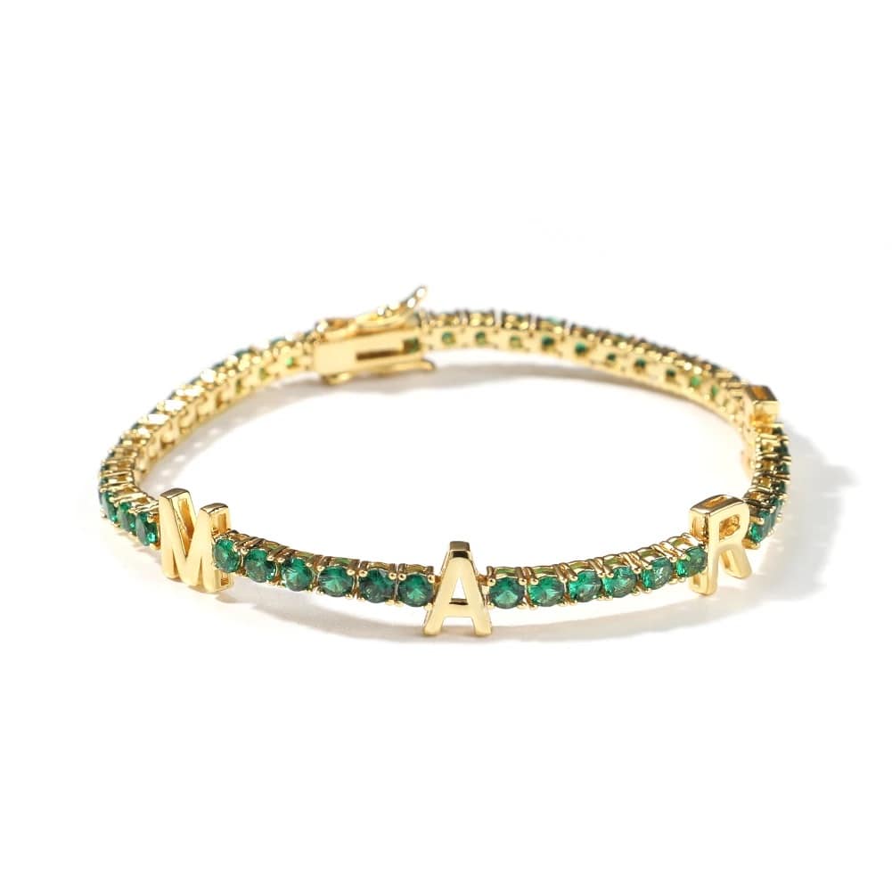 Pulseira Riviera Personalizada (Ice Cravejada) 3mm