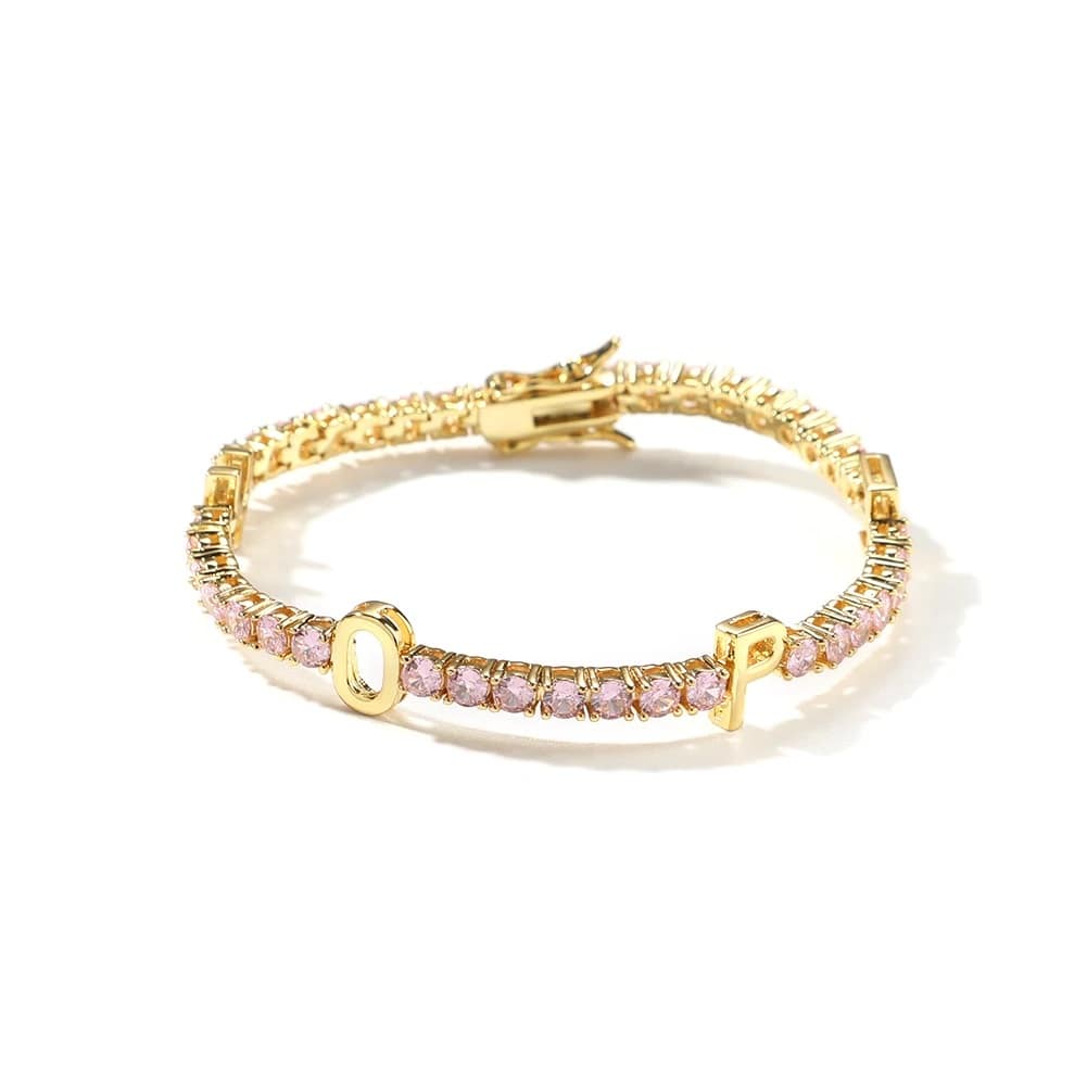 Pulseira Riviera Personalizada (Ice Cravejada) 3mm