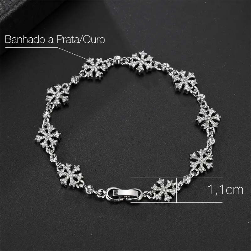 Pulseira Snow (Ice Cravejada) 11mm