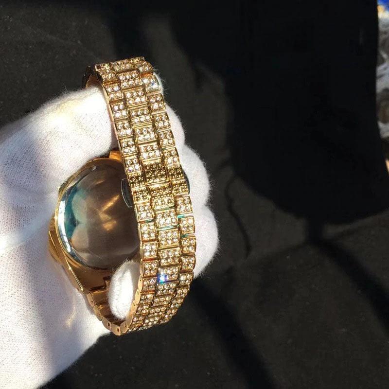 Relógio Holly (Ice Cravejado) Verde