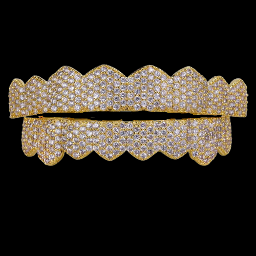 Grillz-Ice-Cravejado-Type-Lil-Wayne-Dourado