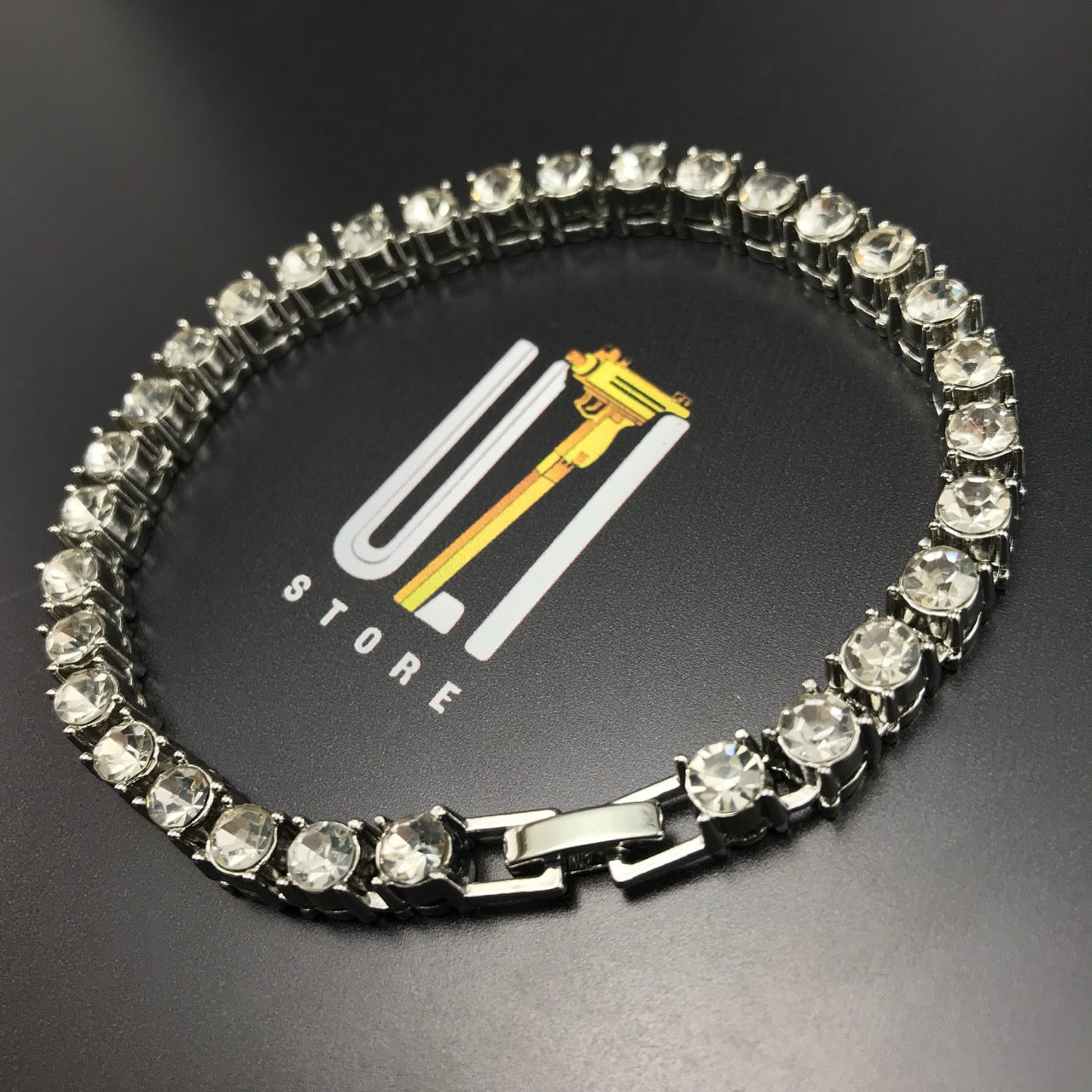 Pulseira-Riviera-Classic-Ice-Cravejada-prata