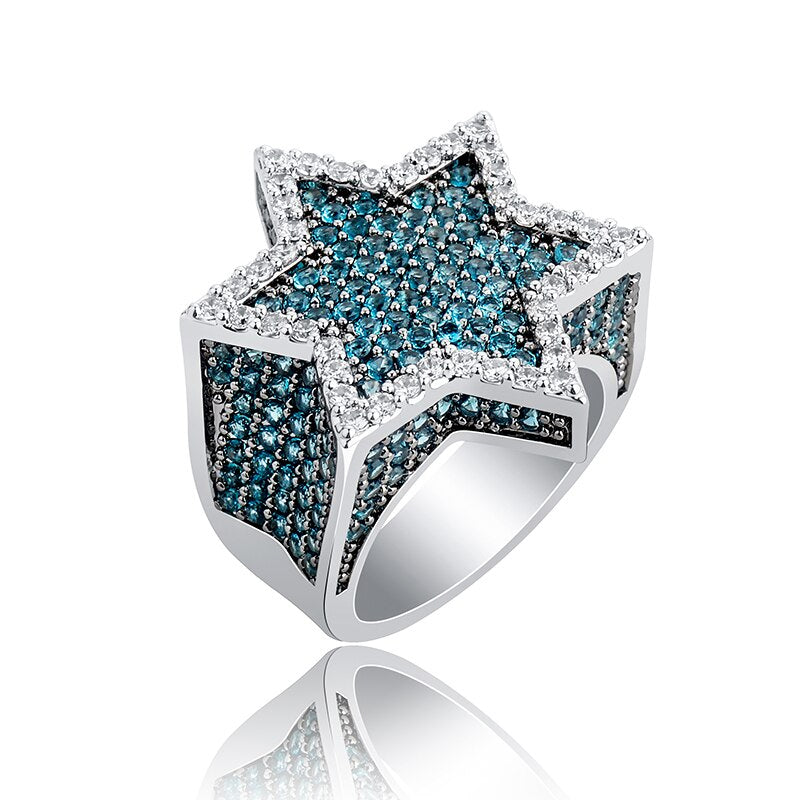 anel-dedeira-de-estrela-hexagonal-ice-cravejado-verde