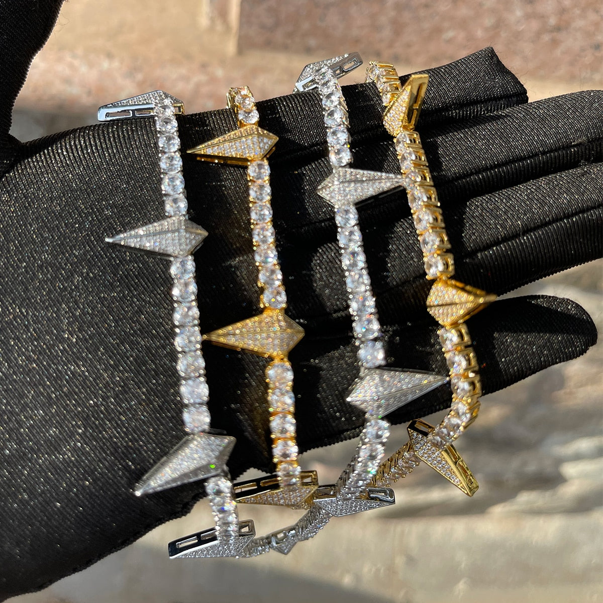 Corrente Riviera Premium Wakanda (Ice Cravejada) 4mm