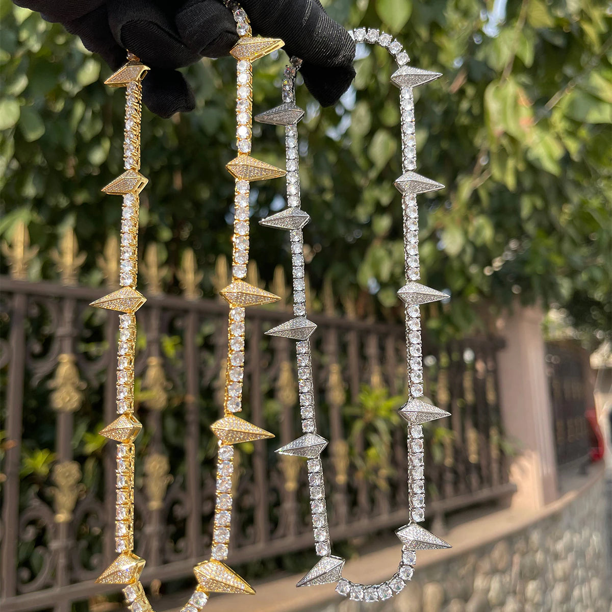 Corrente Riviera Premium Wakanda (Ice Cravejada) 4mm