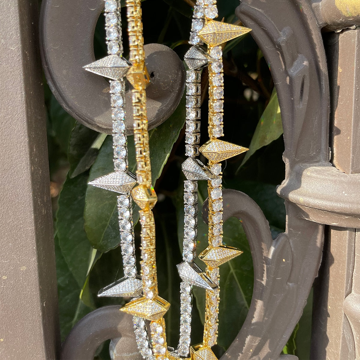 Corrente Riviera Premium Wakanda (Ice Cravejada) 4mm