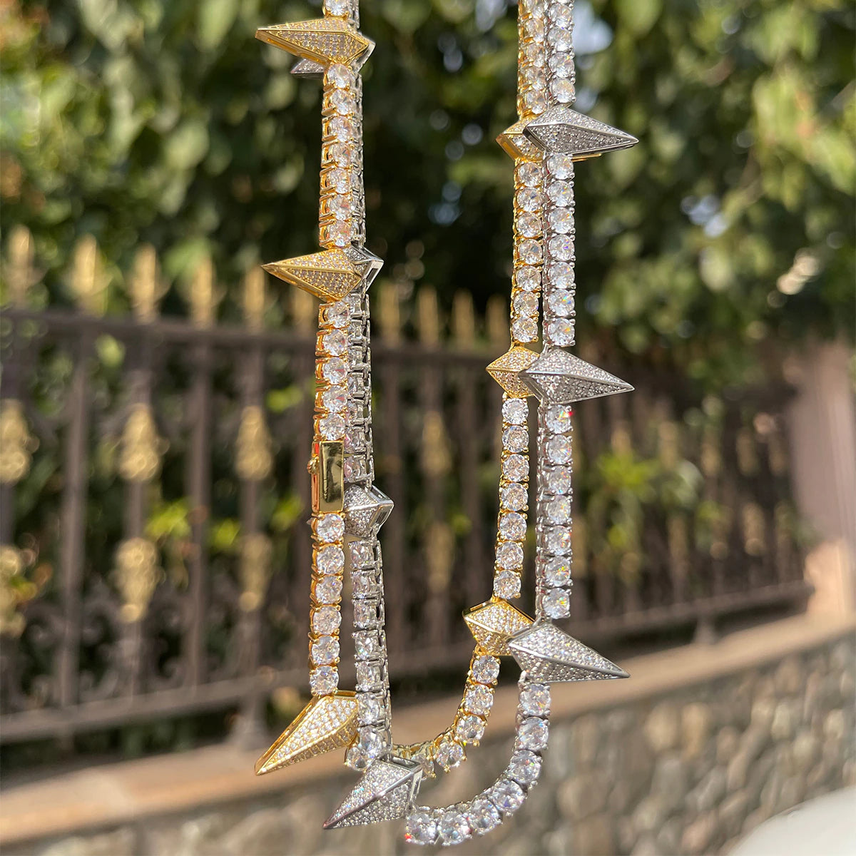 Corrente Riviera Premium Wakanda (Ice Cravejada) 4mm