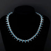 corrente-riviera-classic-spike-blue-ice-cravejada-4mm