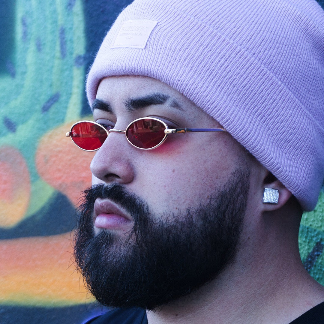 oculos-oval-retro-lupa-viseira-dourado-vermelho