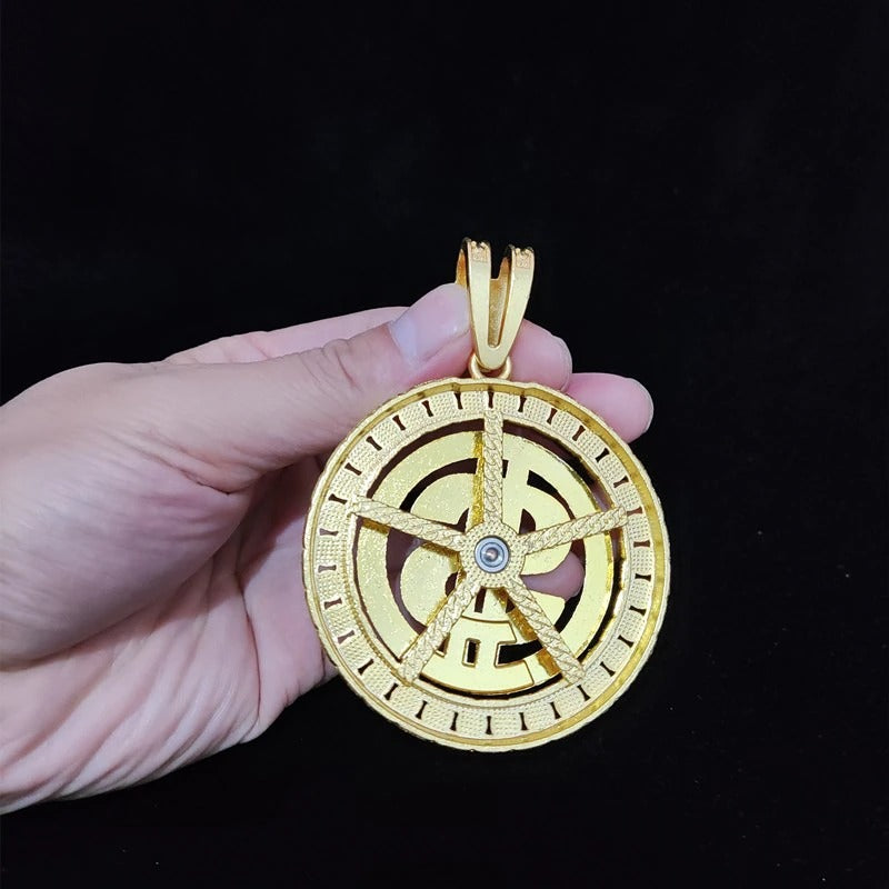pingente-spin-money-ice-cravejado-encaixe-cuban-13mm-dourado