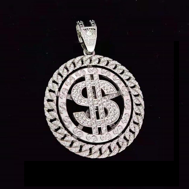 pingente-spin-money-ice-cravejado-encaixe-cuban-corrente-riviera-cordao-baiano-13mm-prata
