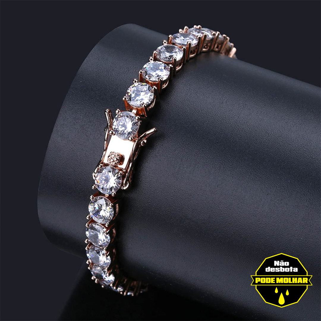 Pulseira Riviera à Prova D'água (Ice Cravejada) 5mm