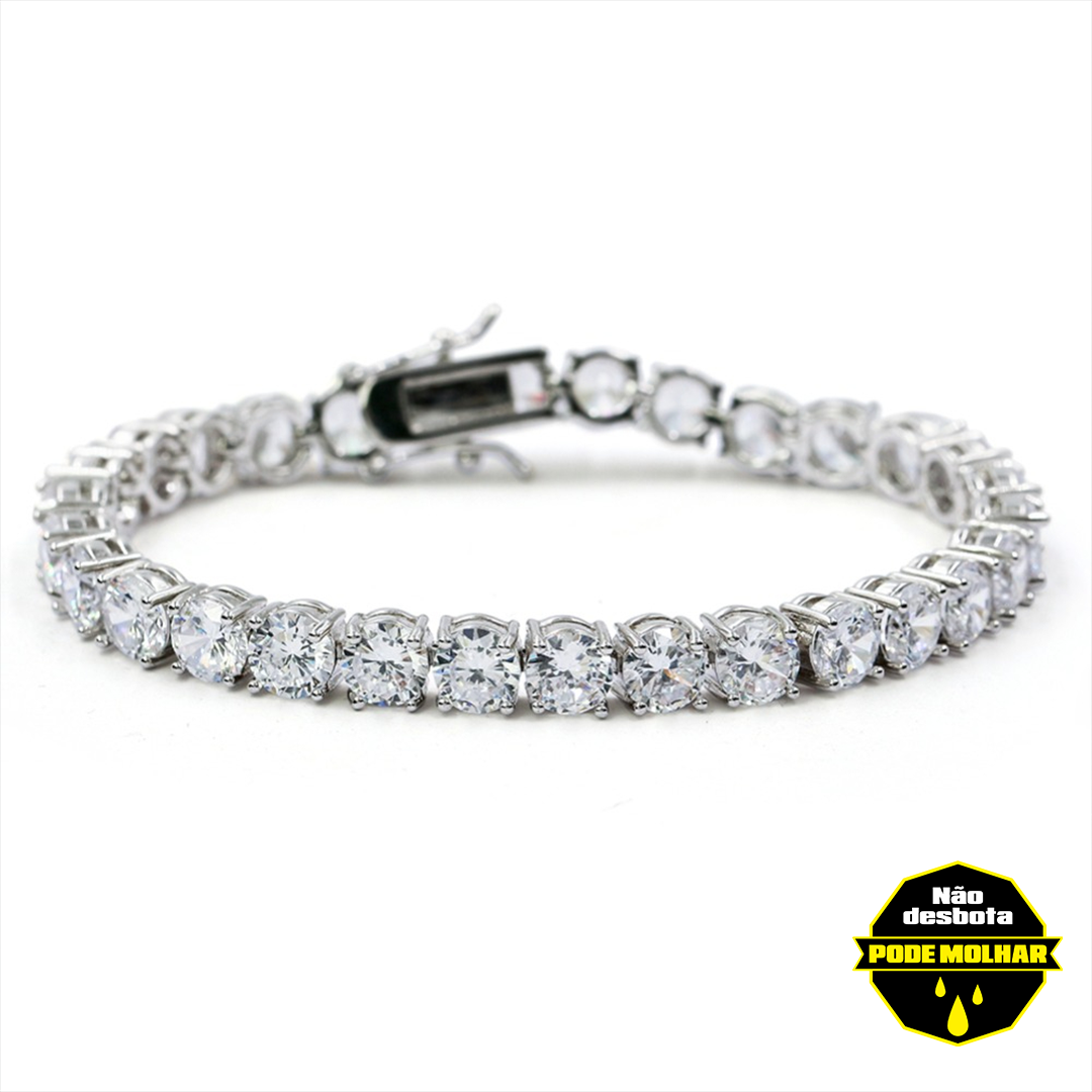 Pulseira Riviera à Prova D'água (Ice Cravejada) 5mm