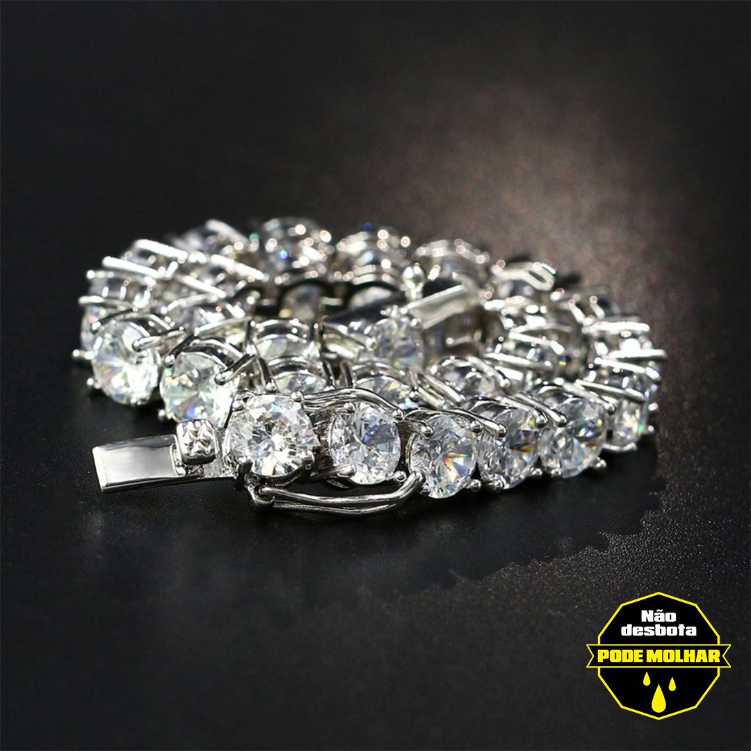 Pulseira Riviera à Prova D'água (Ice Cravejada) 5mm