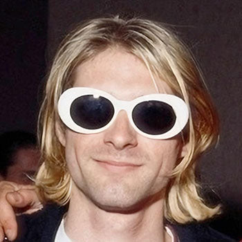 A história por trás do óculos Kurt Cobain