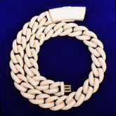 Corrente Cuban Grossa 24K (Premium) Ice Cravejada 20mm