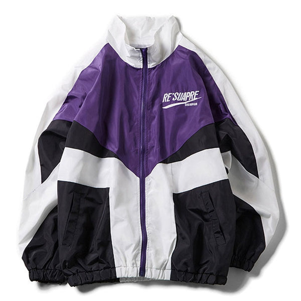 Corta-Vento-Masculino-Purple-White-jaqueta-casaco-roxo