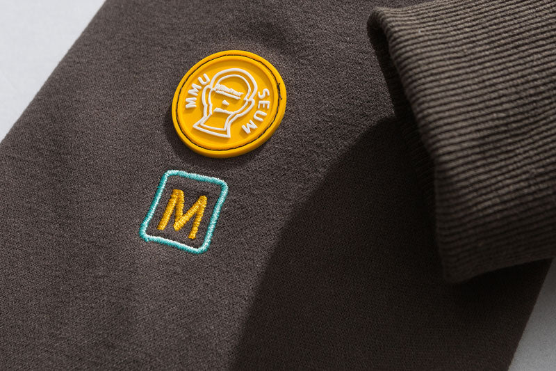 Moletom-Masculino-Aloof-jaqueta-casaco-marrom-escuro-emoji