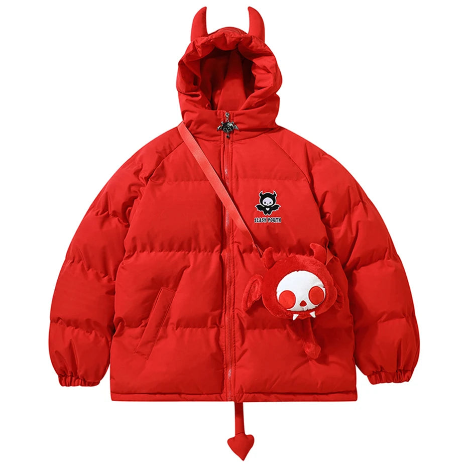 Jaqueta Puffer Devil Red