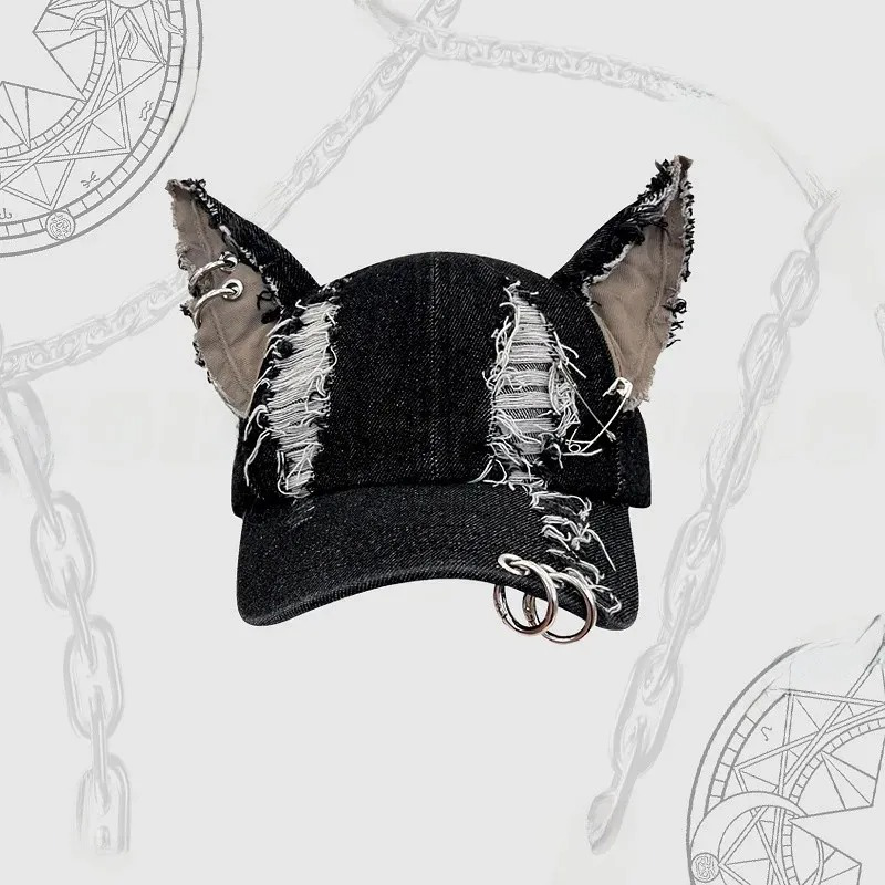 Boné Distressed Lobo