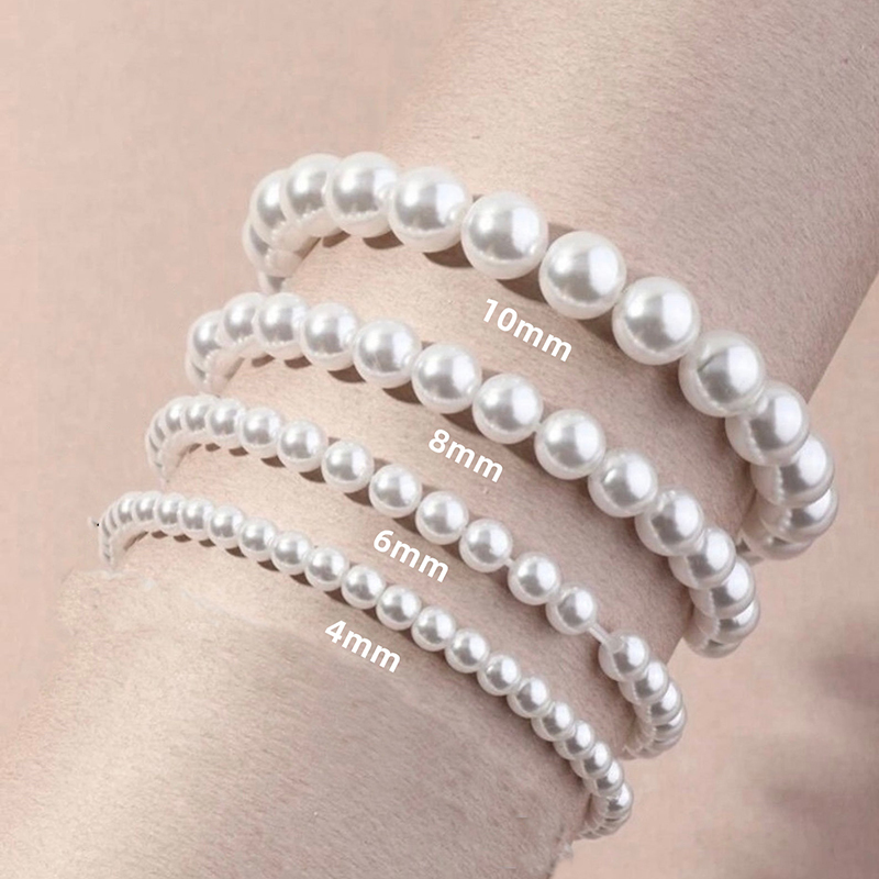 Pulseira de Pérolas 6mm