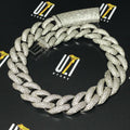 Corrente Cuban 24K (Premium) Ice Cravejada 20mm